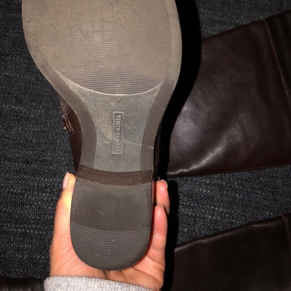 VINCE CAMUTO Brooklee Boot LEATHER BROWN 7.5 - Picture 7 of 8